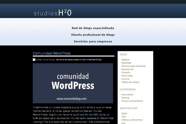 studiosh2o.com site used Corporativo