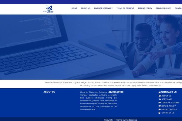WordPress website example screenshot