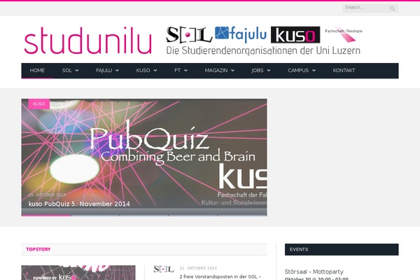 studunilu.ch site used Divi-creative-agency