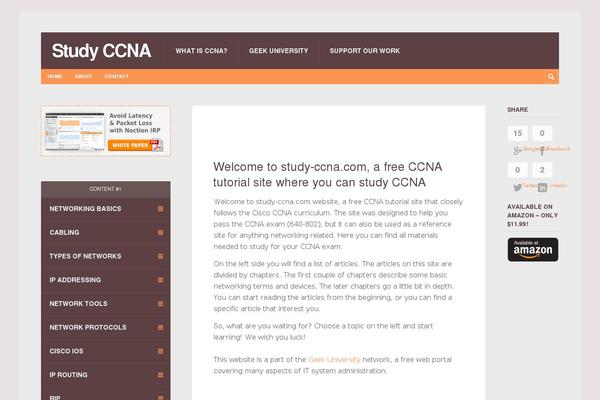 study-ccna.com site used Education-hub-pro-child