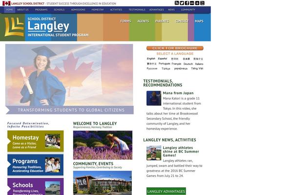studyinlangley.com site used Common