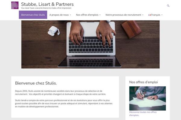 Radiate theme site design template sample