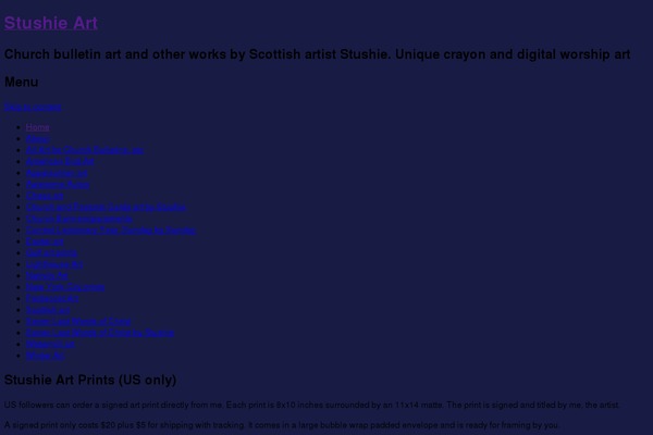 WordPress website example screenshot