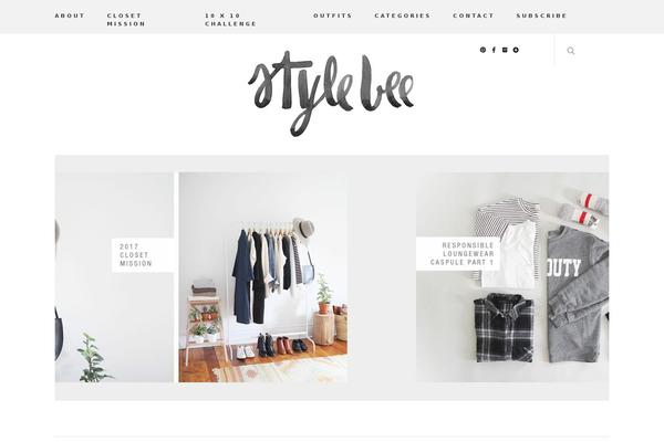 Site using Stylebee-outfits plugin