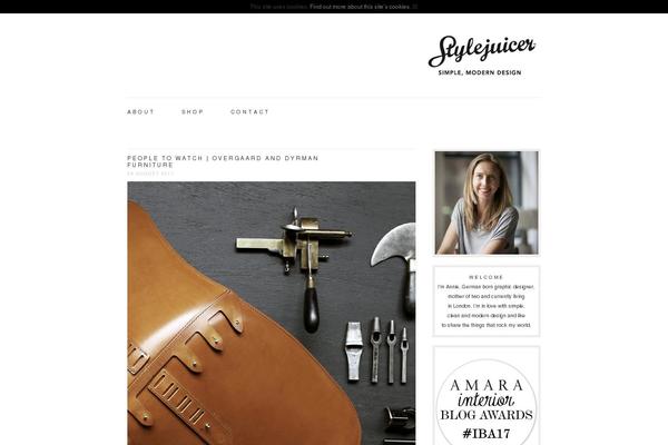 stylejuicer.com site used Bucolic