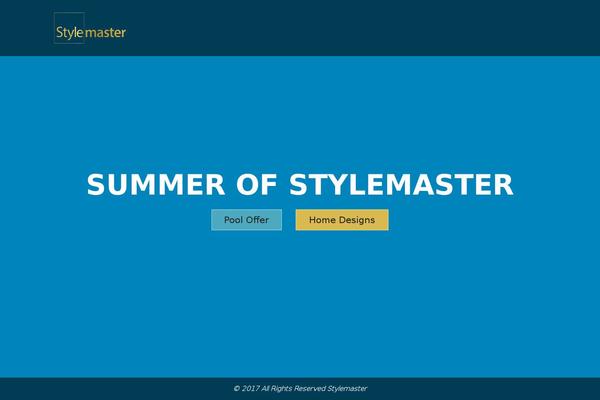 Stylemaster theme site design template sample