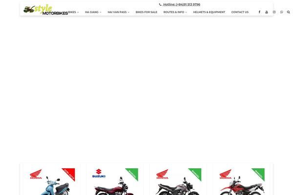 Hikari theme site design template sample