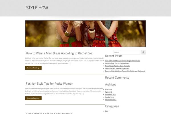 WordPress website example screenshot