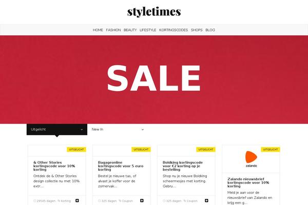 styletimes.nl site used Couponer-child