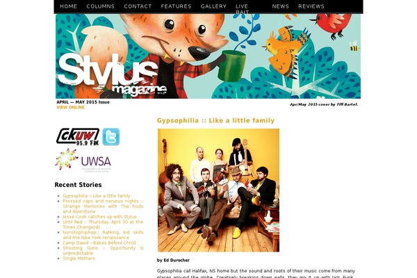 WordPress website example screenshot