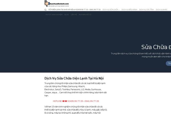 Flatsome theme site design template sample