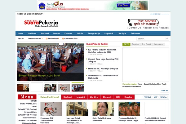 WordPress website example screenshot