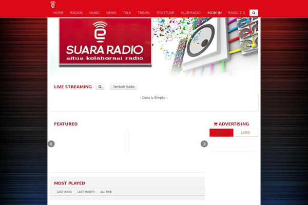 suararadio.com site used Suararadio