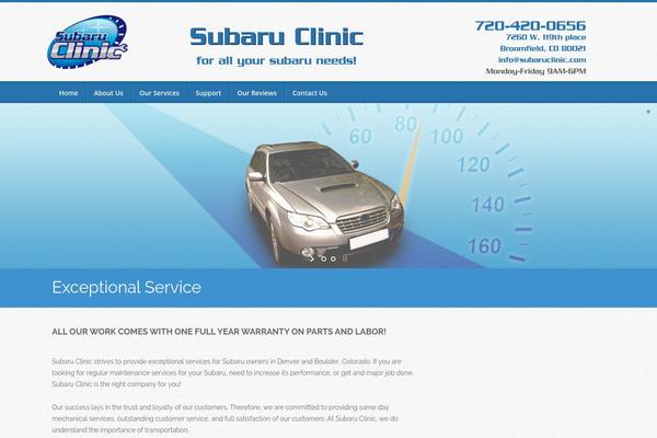 subaruclinic.com site used Sabaru