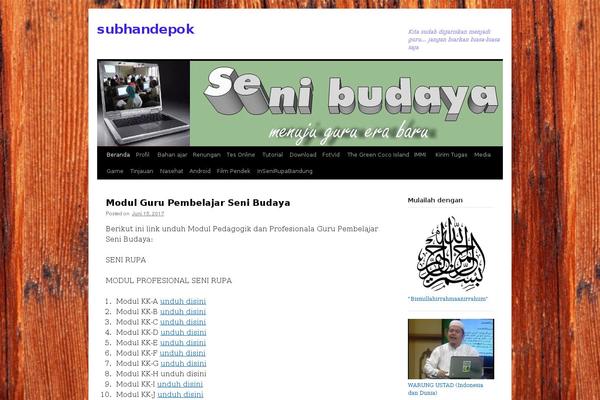 WordPress website example screenshot