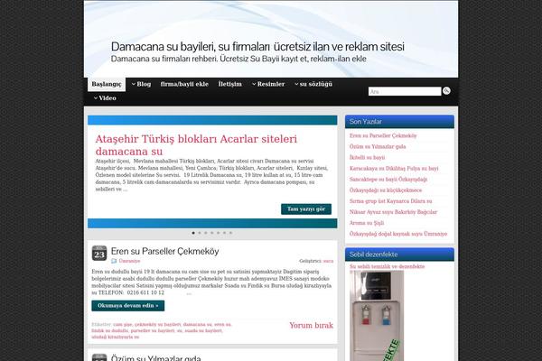Graphene theme site design template sample