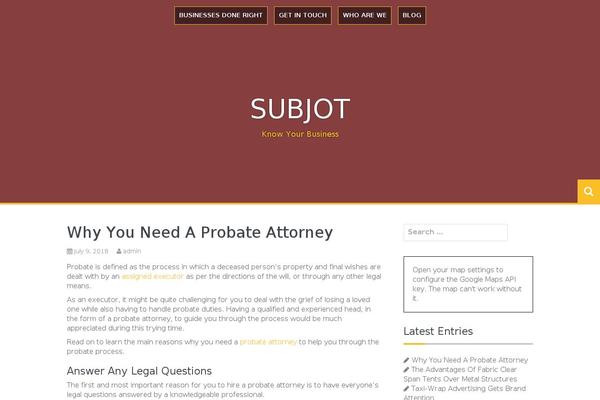 subjot.com site used Amplify-child