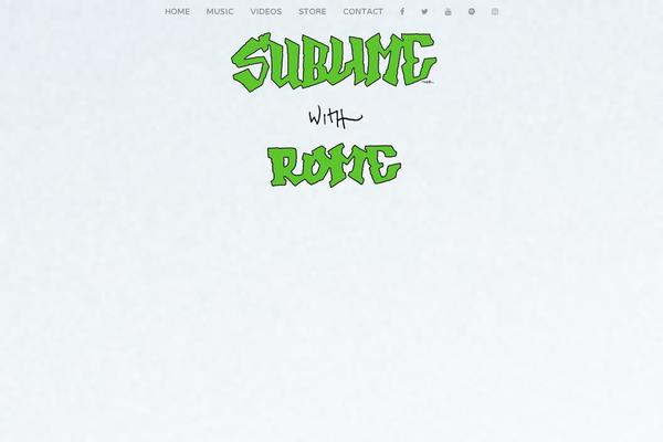 Sublime theme site design template sample