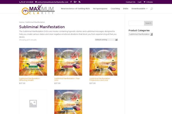 subliminalmanifestation.com site used Maximum-clarity