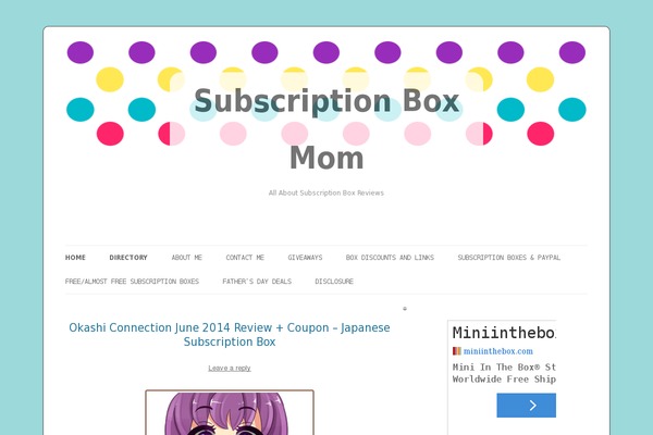 subscriptionboxmom.com site used Mydreamdesign-default