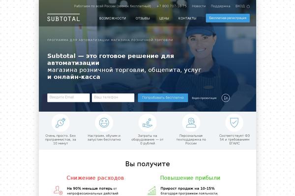 subtotal.ru site used Subtotal