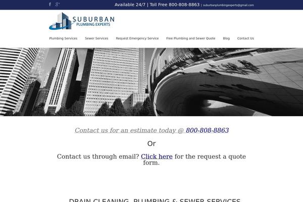 suburbanplumbingexperts.com site used Plumber-services