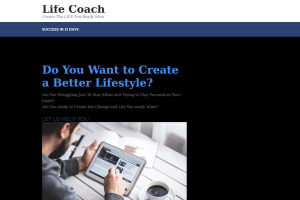 successin21days.com site used Lifecoach