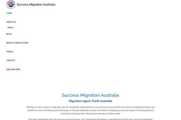 successmigration.com.au site used Successmigration-child