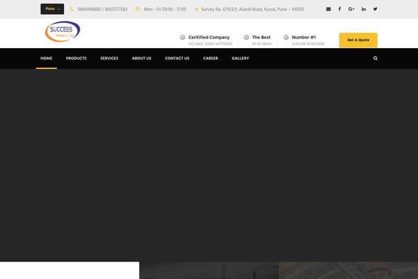 Realfactory theme site design template sample