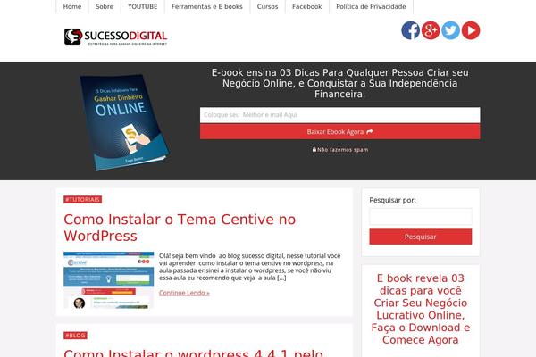 sucessodigital.com.br site used Wpavenger