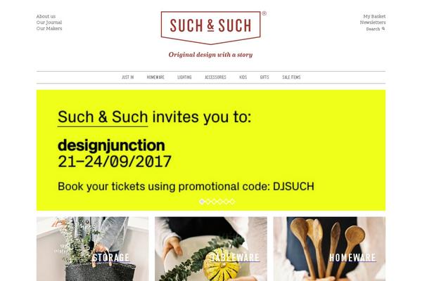 suchandsuch.co site used Such-theme