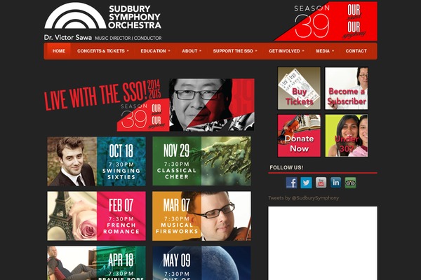 sudburysymphony.com site used Theater