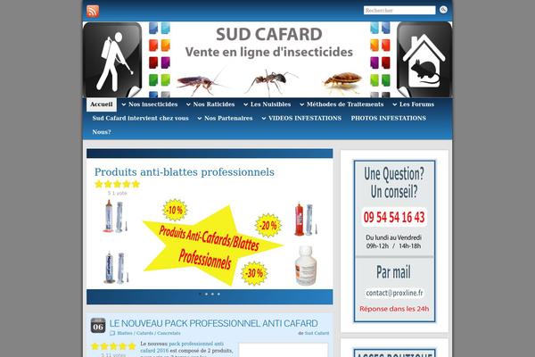 sudcafard.fr site used Colormag-pro