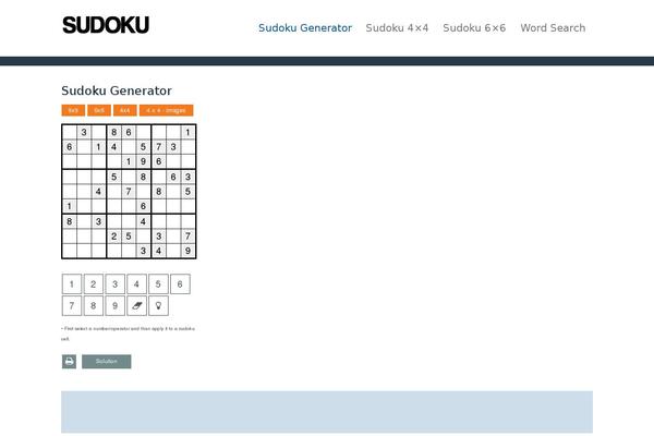 Site using Sudoku-word-press plugin