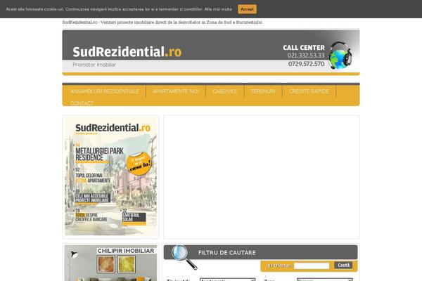 sudrezidential.ro site used Sudrezidential