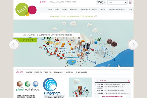 suezenv2012 WordPress theme, websites list used suezenv2012 theme suezenv2012 theme websites examples