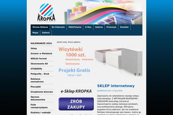 WordPress website example screenshot