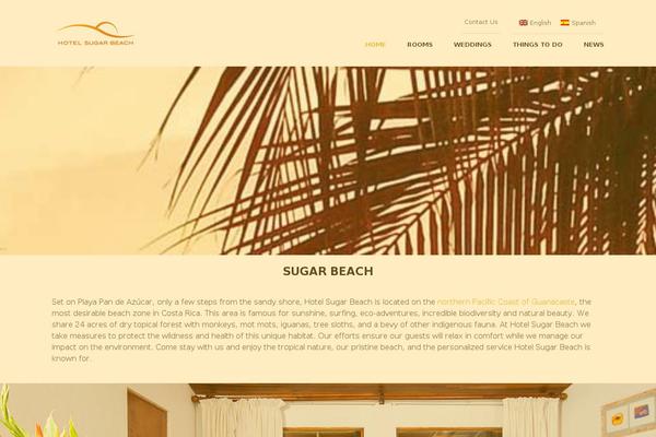 sugar-beach.com site used Sugarbeach-responsive