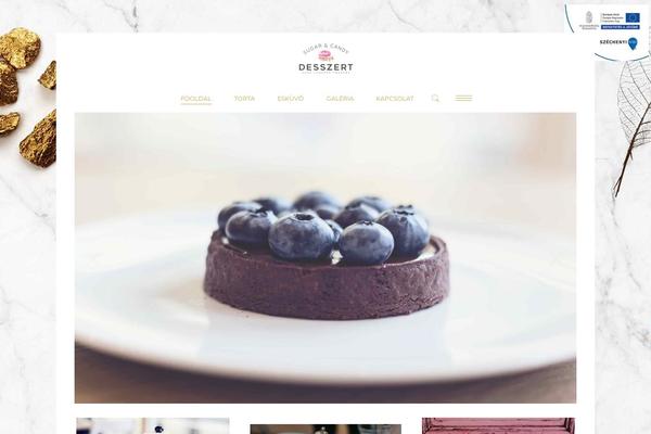 Sweettooth theme site design template sample