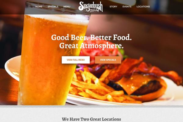 sugarbush WordPress theme, websites list used sugarbush theme sugarbush theme websites examples