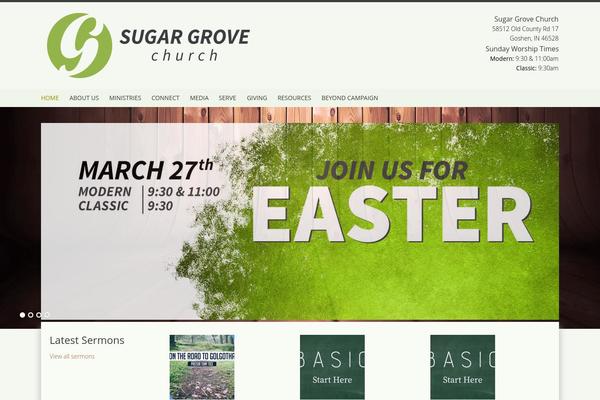 WordPress website example screenshot