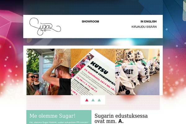 sugarhelsinki.com site used Sugar-theme