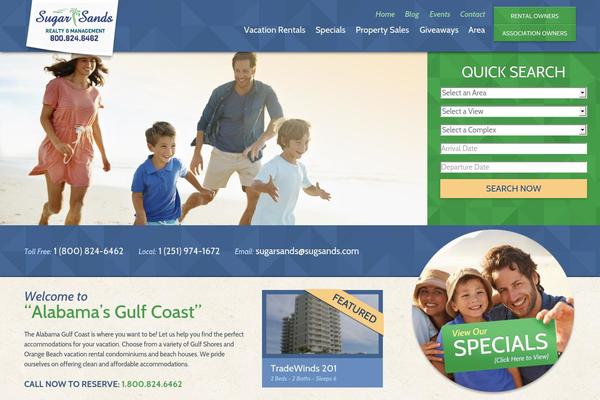 sugsands.com site used Sugsands