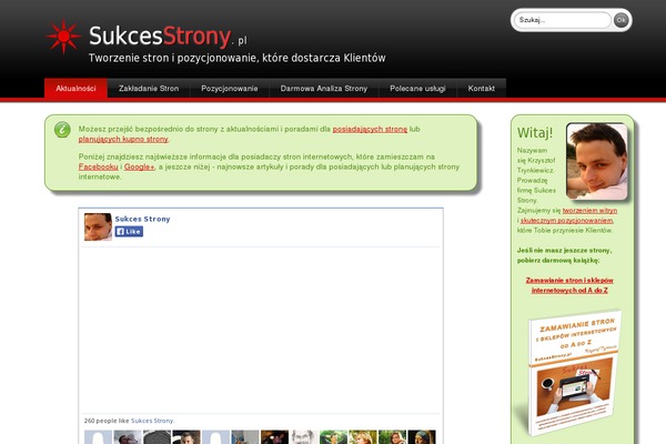 sukcesstrony.pl site used Sukcesstrony