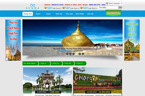 sukhatravel.com site used Netsa.vn