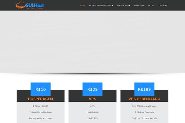 sulhost.com.br site used Flathost