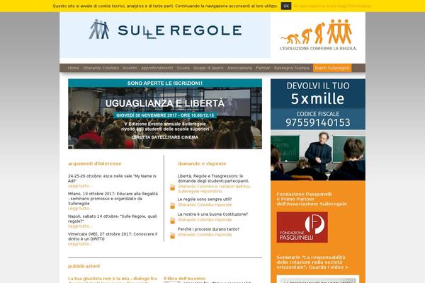 sulleregole.it site used Sr-theme