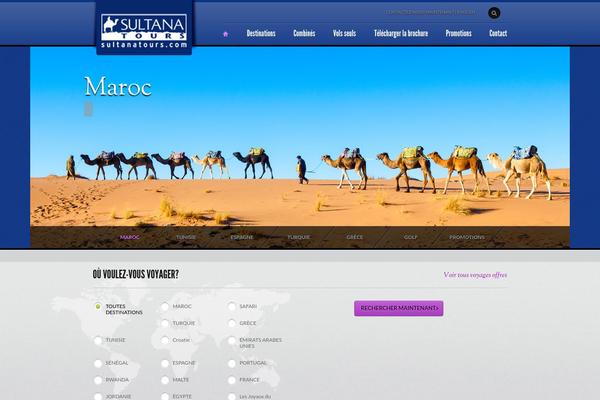 sultanatours.com site used Voyage Parent