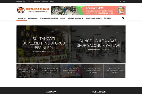 Newspaper theme site design template sample