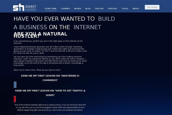 Divi theme site design template sample
